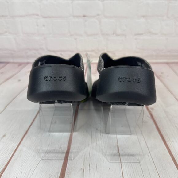 Crocs Getaway Glitter Platform Flip Flops Sandals Women’s Size 6 (210654-001) - Picture 8 of 9